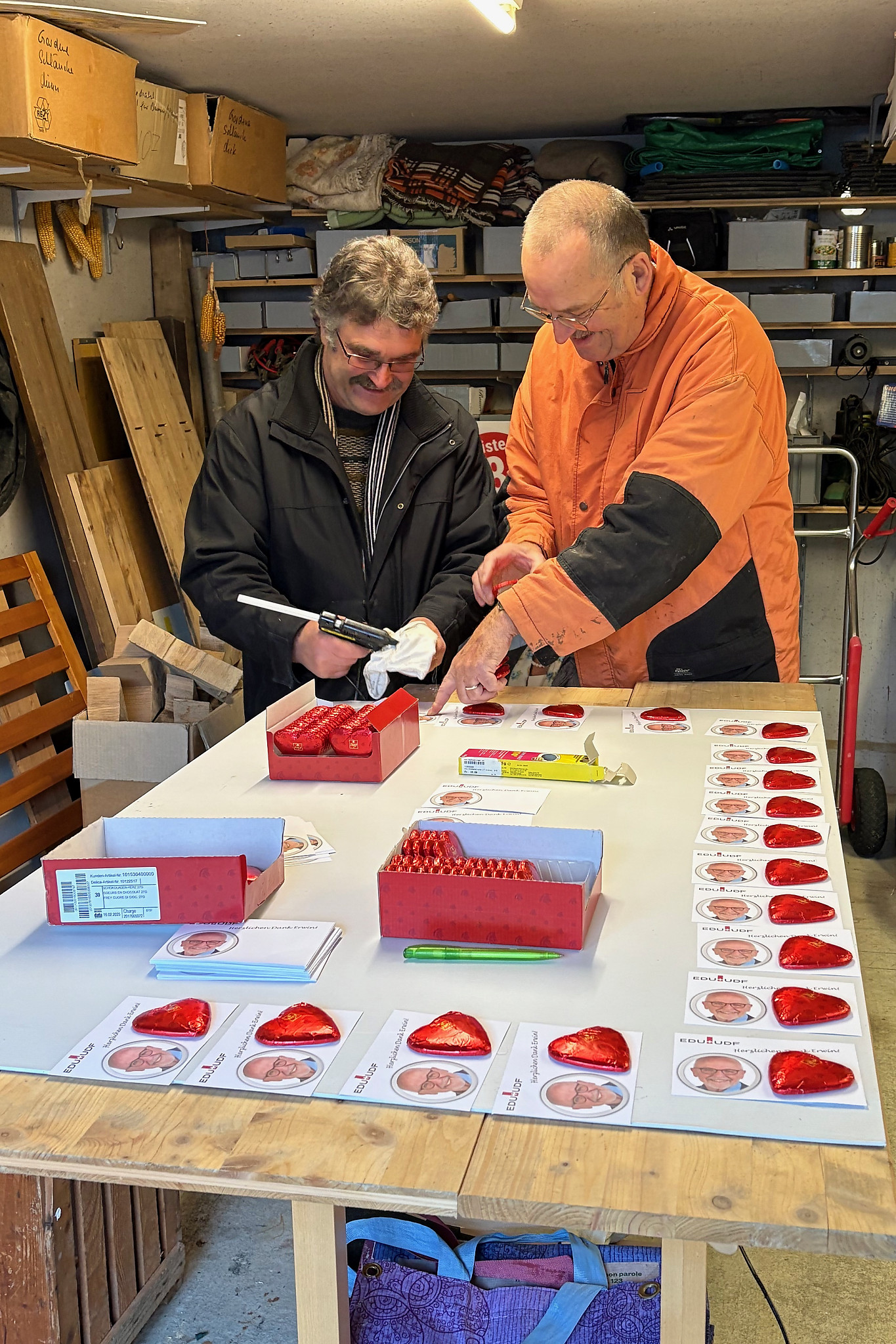 Produktion der Karten